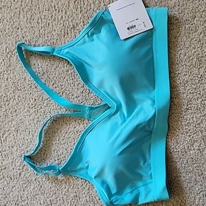 NWT- Player logo cami bra- springblue